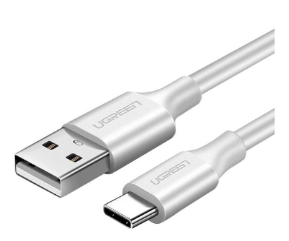 Kabel UGREEN US287 Kabel USB do USB-C QC3.0 1m biały 6957303861217